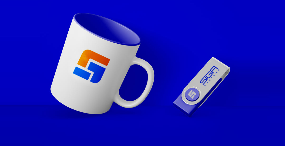 It Technology stationery design 