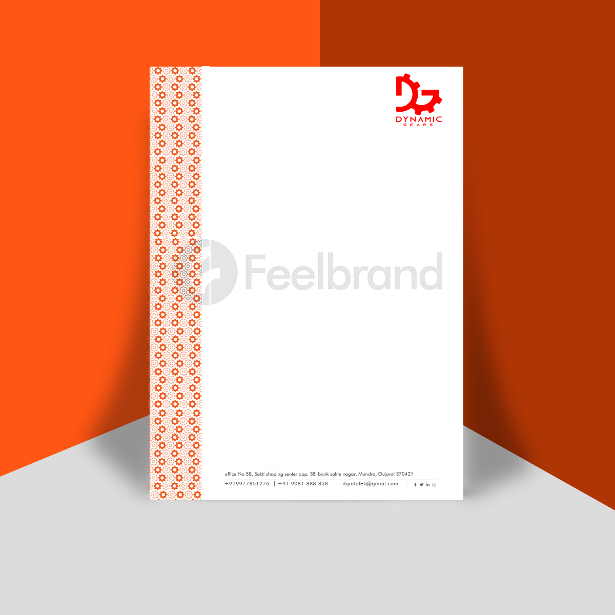 industrial letterhead design